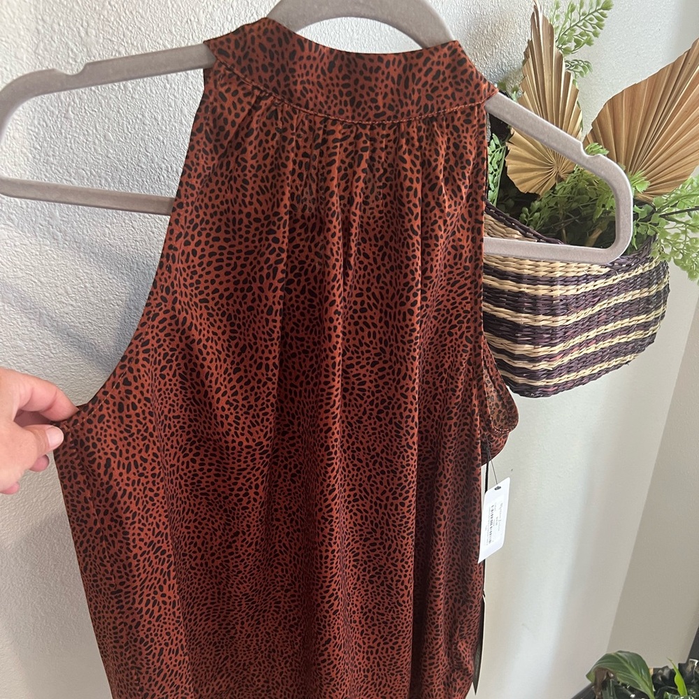 NWT Leopard Print Halter Style  [Liverpool]